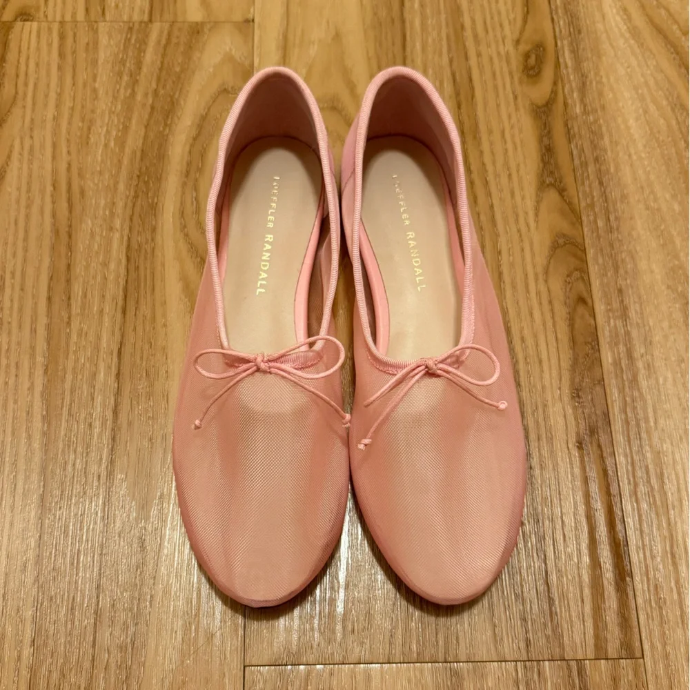 Loeffler Randall Landon Pink Mesh Ballet Flats - Picture 7 of 10